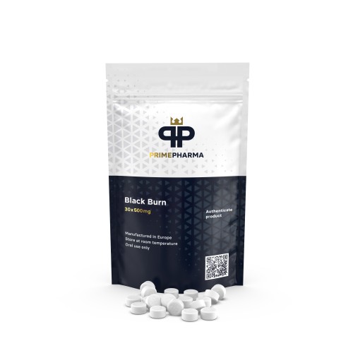 Black Burn 500 mg Fat Burner – Prime Pharma