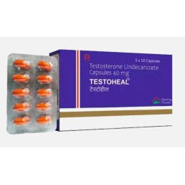 Testoheal 40 mg (Testosterone Undecanoate Capsules)