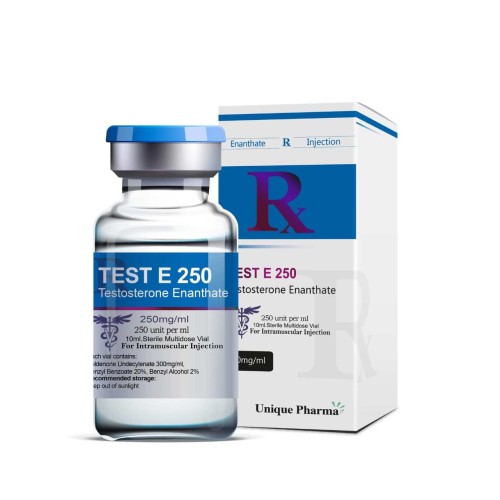 Testosterone Enanthate 250mg/ml – Test E 250 by Unique Pharma